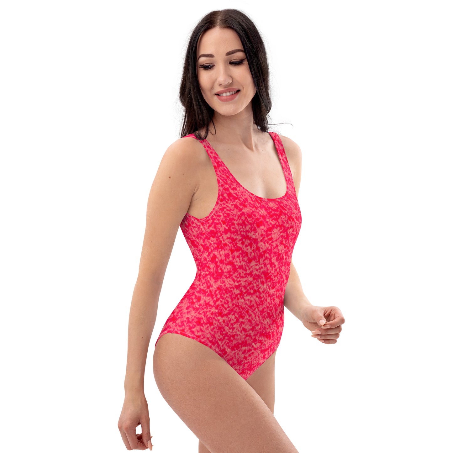 Women’s One-Piece Swimsuit - Razzle Dazzle Pink