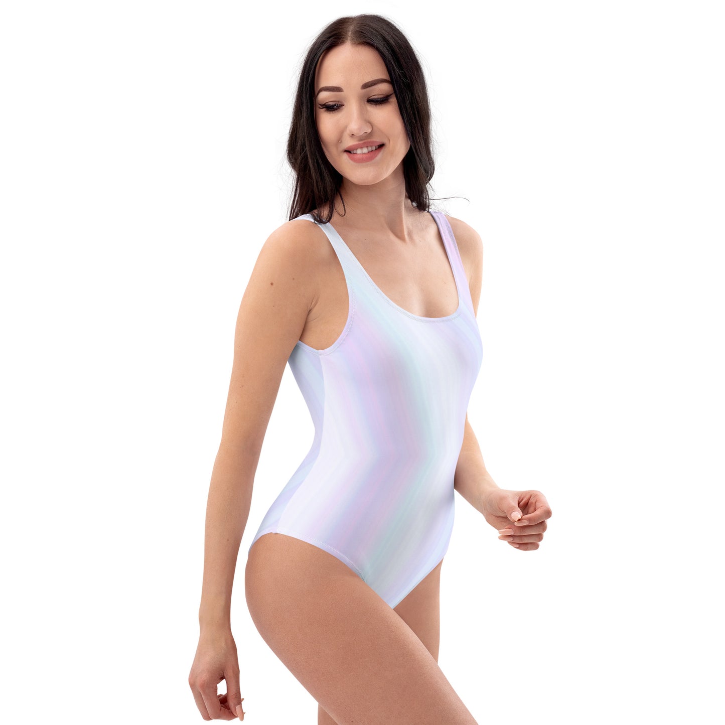 Women’s One-Piece Swimsuit - Dreamy Chevrons