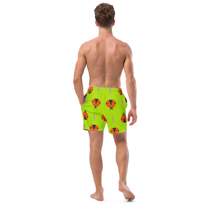 Men's Swim Trunks - Ladybugs