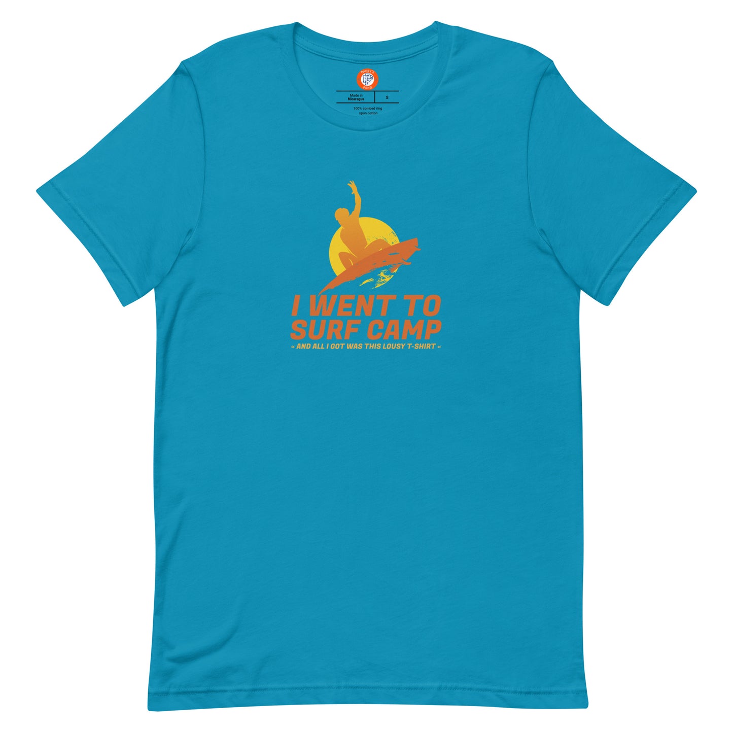 Men's Surfing Graphic Tee - I Went To Surf Camp