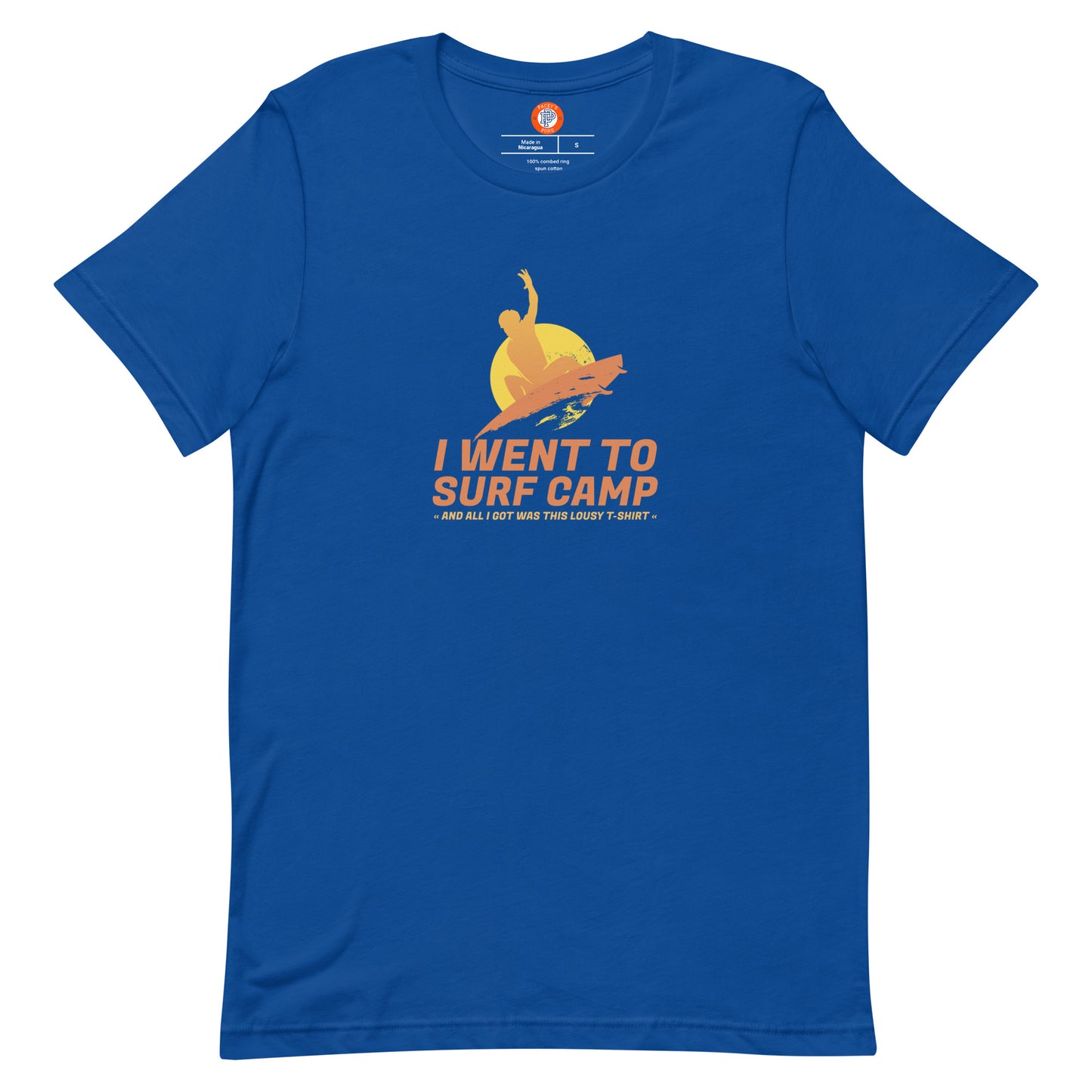 Men's Surfing Graphic Tee - I Went To Surf Camp
